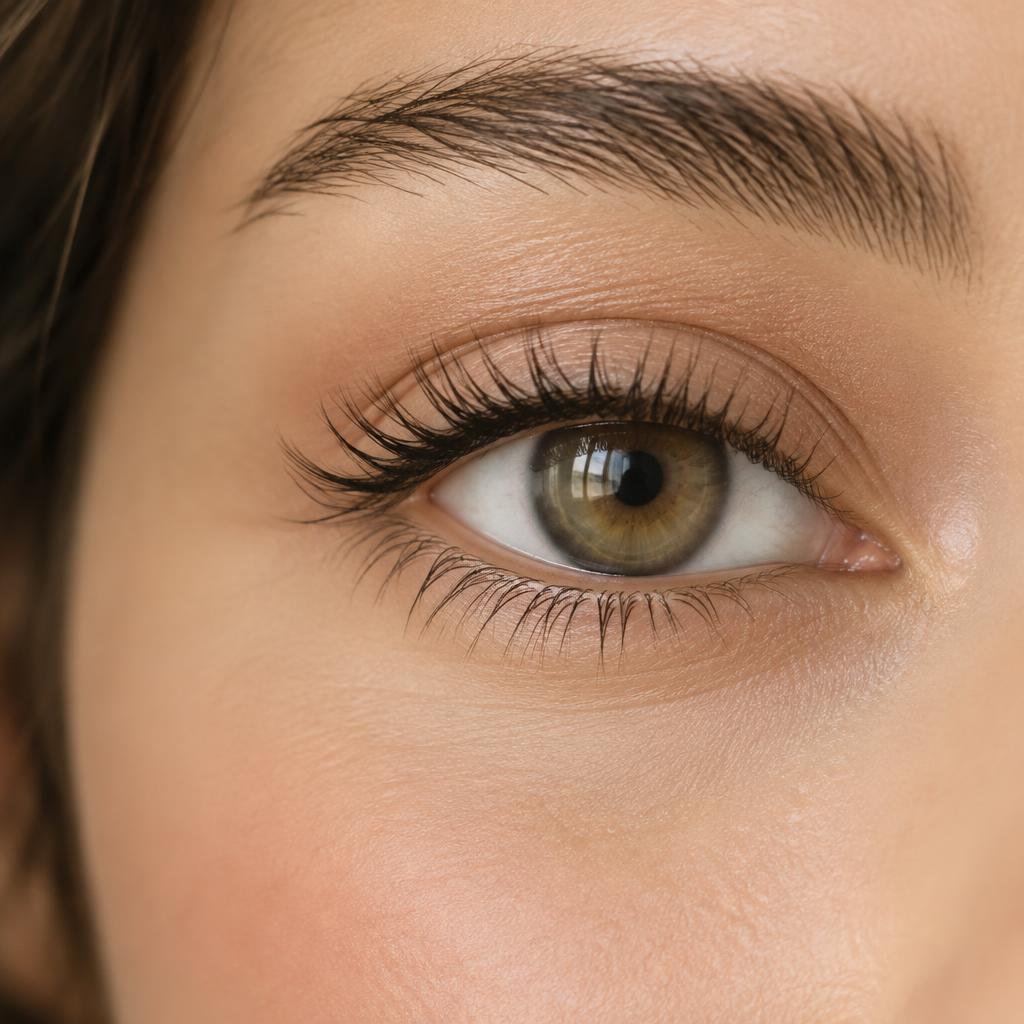 Naturally lifted lashes with a soft, defined curl